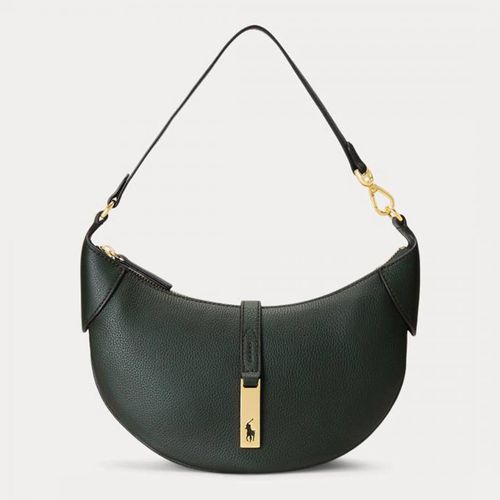 Dark Small Grain Leather Shoulder Bag - Polo Ralph Lauren - Modalova