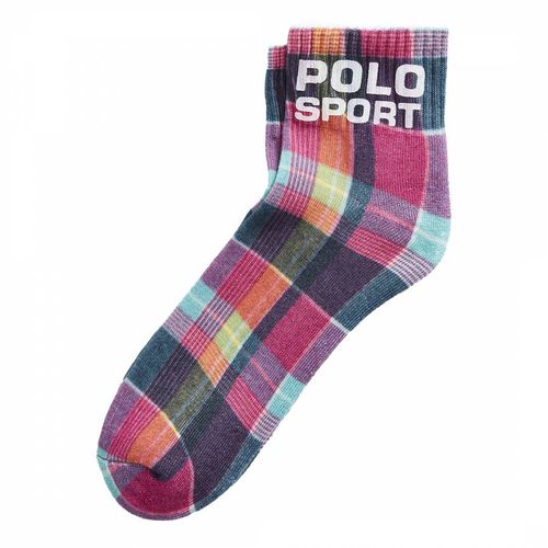 Multi Check Print Socks - Polo Ralph Lauren - Modalova