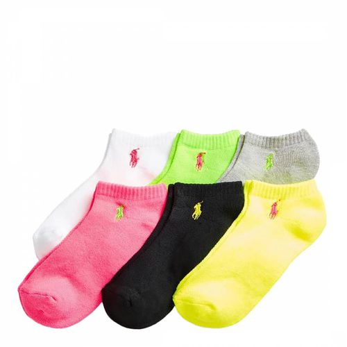 Multi 6 Pack Trainer Socks - Polo Ralph Lauren - Modalova