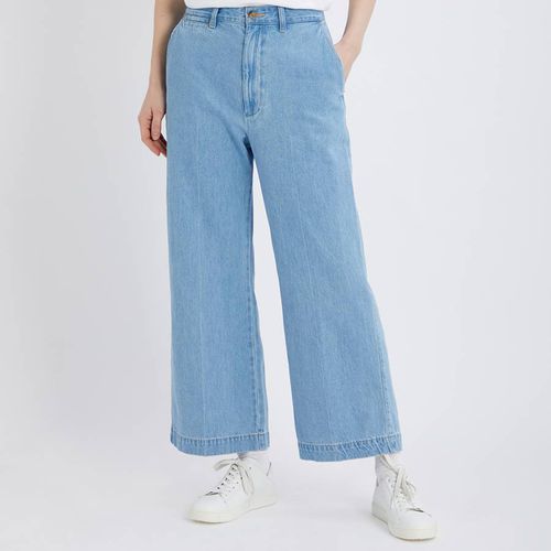 Blue Wide Cropped Jeans - Polo Ralph Lauren - Modalova