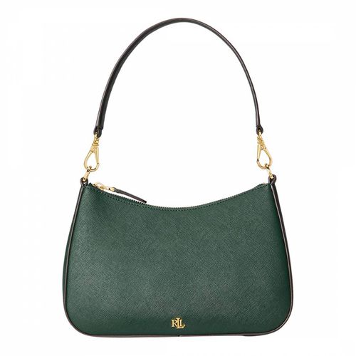 Green Danni Crosshatch Leather Bag - Lauren Ralph Lauren - Modalova