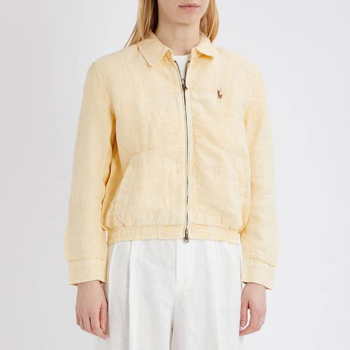 Yellow Linen Bomber Jacket - Polo Ralph Lauren - Modalova