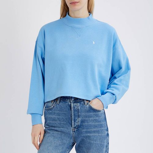 Mockneck Cotton Blend Sweatshirt - Polo Ralph Lauren - Modalova