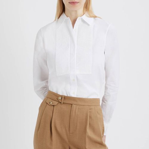 White Cotton Dress Shirt - Lauren Ralph Lauren - Modalova