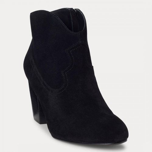 Black Mazie Suede Boots - Polo Ralph Lauren - Modalova