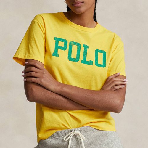 Yellow Logo Cotton T-Shirt - Polo Ralph Lauren - Modalova