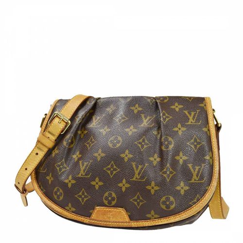 Brown Menilmontant Shoulderbag Bag - Vintage Louis Vuitton - Modalova