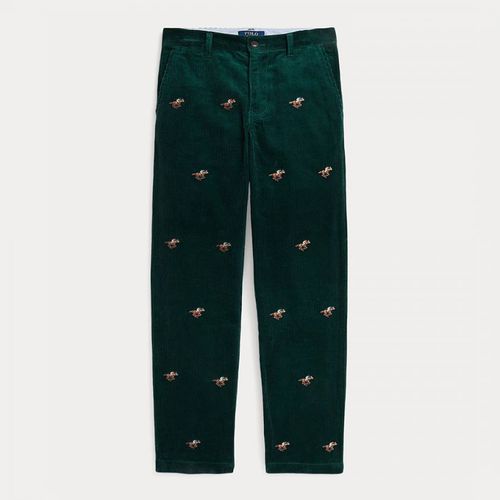 Older Boy's Dark Bedford Printed Cotton Trousers - Polo Ralph Lauren - Modalova