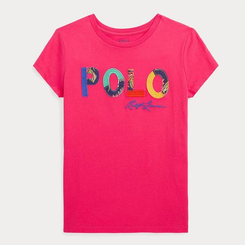 Older Girl's Embroidered Logo Cotton T-Shirt - Polo Ralph Lauren - Modalova