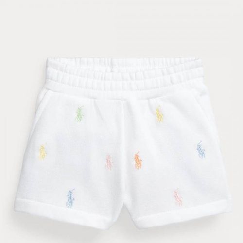 Baby Girl's All Over Logo Cotton Blend Shorts - Polo Ralph Lauren - Modalova