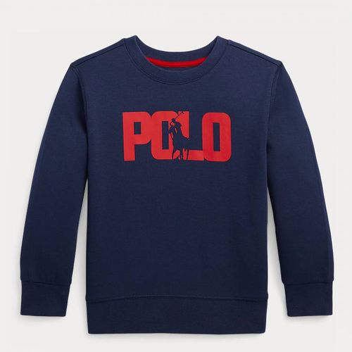 Younger Boy's Printed Logo Cotton Blend Sweatshirt - Polo Ralph Lauren - Modalova
