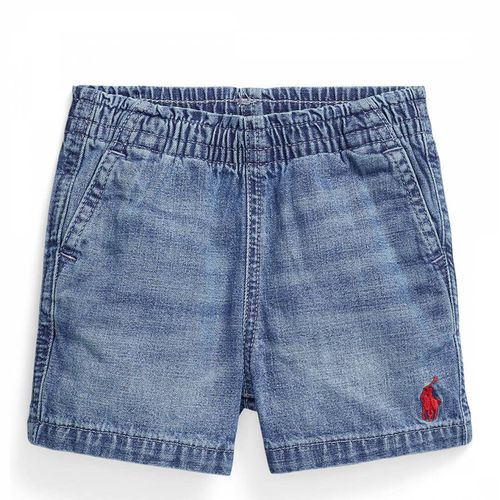 Baby Boy's Blue Prepster Denim Shorts - Polo Ralph Lauren - Modalova