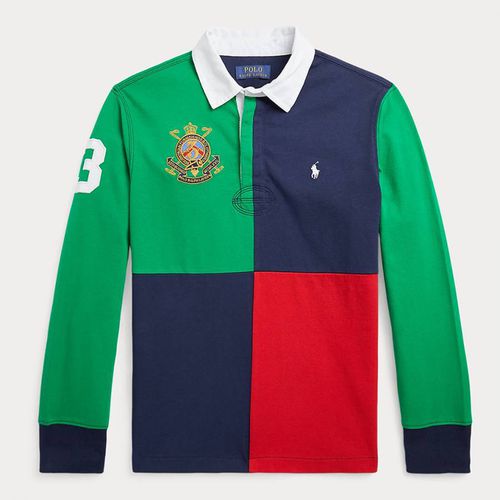 Older Boy's Cotton Jersey Rugby Shirt - Polo Ralph Lauren - Modalova