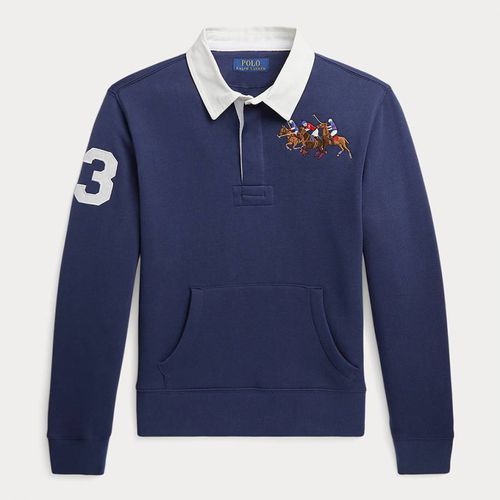 Older Boy's Embroidered Cotton Blend Rugby Shirt - Polo Ralph Lauren - Modalova