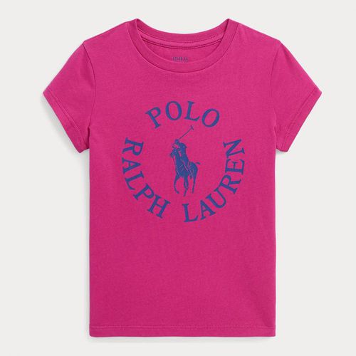 Younger Girl's Circle Logo Cotton T-Shirt - Polo Ralph Lauren - Modalova
