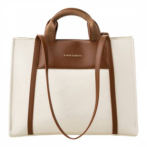 Cream & Tan Umbria Tote Bag - Vince Camuto - Modalova