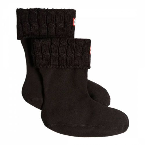 Black Short 6 Stitch Boot Socks - Hunter - Modalova