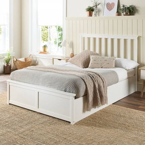 Wooden Ottoman Bed Double - Aspire Furniture - Modalova