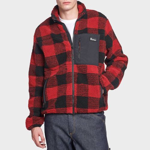 Red Checked Mattawa Borg Fleece - Penfield - Modalova