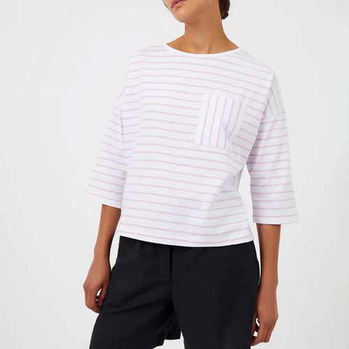 White Jersey Stripe T-Shirt - Great Plains - Modalova