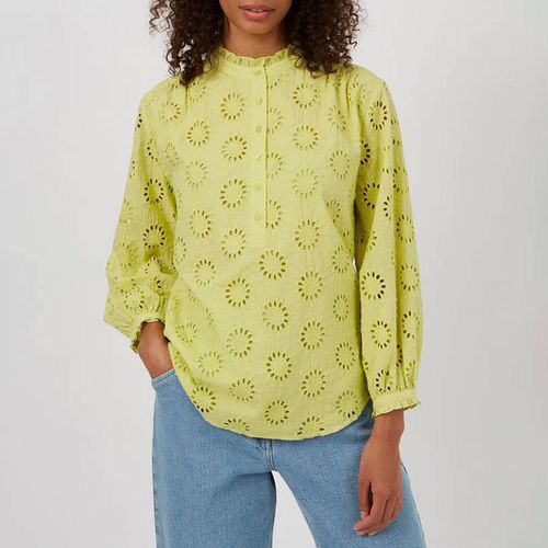 Lime Daisy Cut Out Long Sleeve Shirt - Great Plains - Modalova