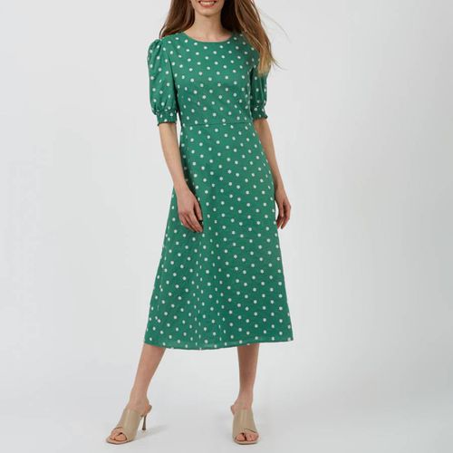 Green Daisy Embroidery Midi Dress - Great Plains - Modalova