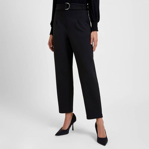 Black City Jersey Belted Trousers - Great Plains - Modalova