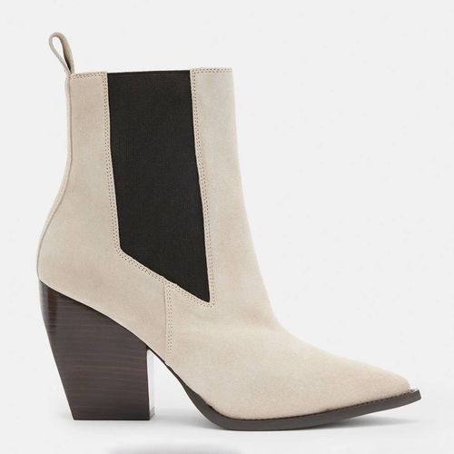 Stone Ria Suede Leather Boots - AllSaints - Modalova