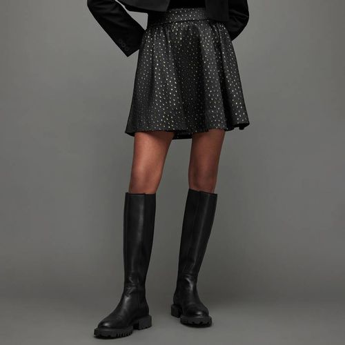 Black/Gold Aimsie Skirt - AllSaints - Modalova