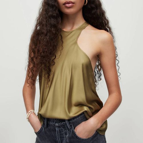 Pale Olive Green Verna Top - AllSaints - Modalova