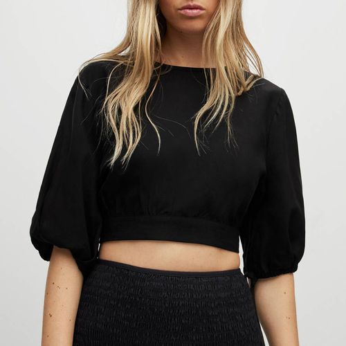 Black Asta Cropped Top - AllSaints - Modalova