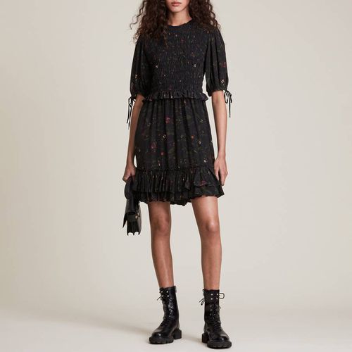 Black Jaya Heligan Mini Dress - AllSaints - Modalova