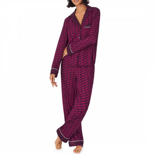 Purple Long Pyjama Set - DKNY - Modalova