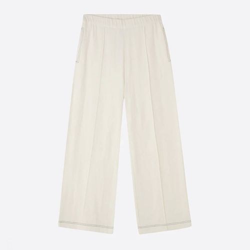 Cream Bowier Jersey Trouser - Lily and Lionel - Modalova