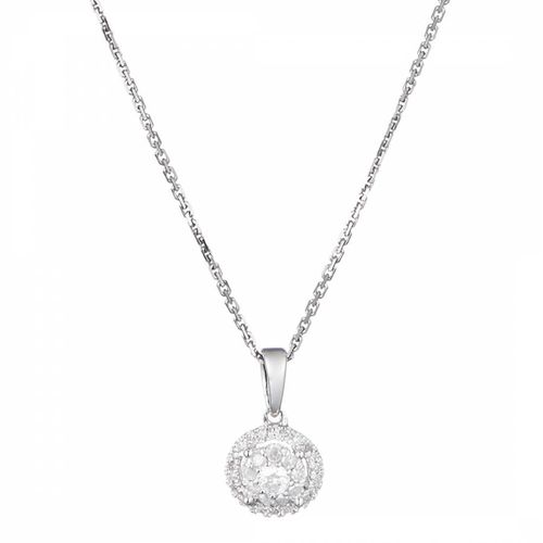 Silver Baby Doll Pendant Necklace - Diamond And Co - Modalova