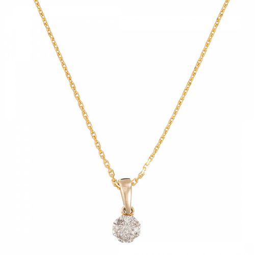 Gold Idyll Pendant Necklace - Diamond And Co - Modalova