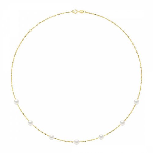Real Cultured Freshwater Pearls Round Necklace 6-7 mm - Ateliers Saint Germain - Modalova