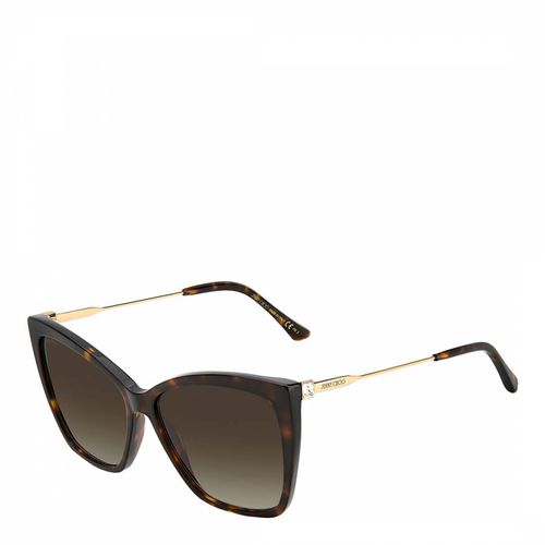 Havana Seba Rectangular Sunglasses - Jimmy Choo - Modalova