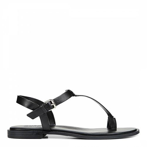 Black Fifi Leather Flat Sandals - Naturalizer - Modalova