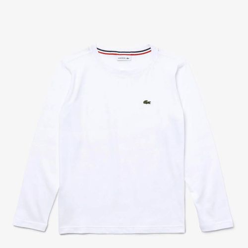 Kid Boy's Long Sleeve Cotton Top - Lacoste - Modalova