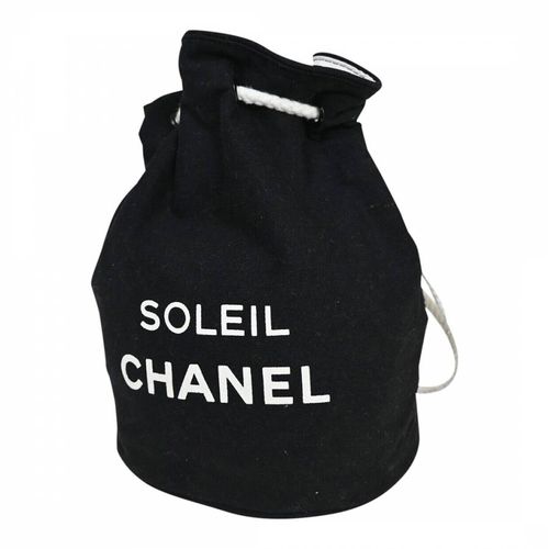 Black Drawstring Shoulder Bag - Vintage Chanel - Modalova