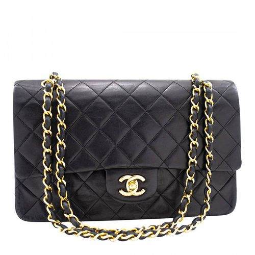 Black Double Flap Shoulder Bag - Vintage Chanel - Modalova