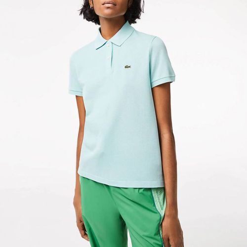 Mint Long Sleeved Cotton Polo Shirt - Lacoste - Modalova