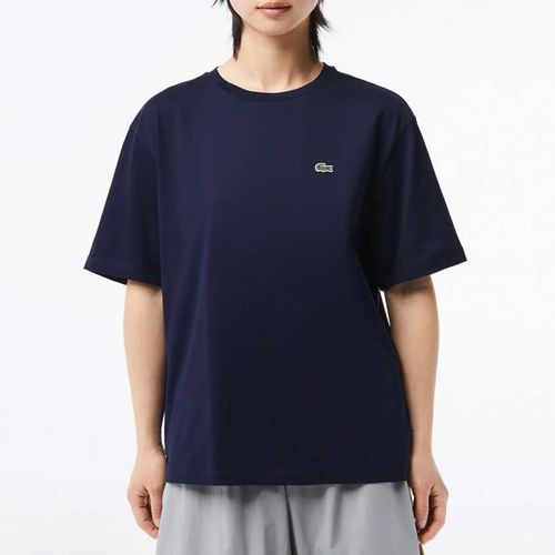 Navy Cotton T-Shirt - Lacoste - Modalova