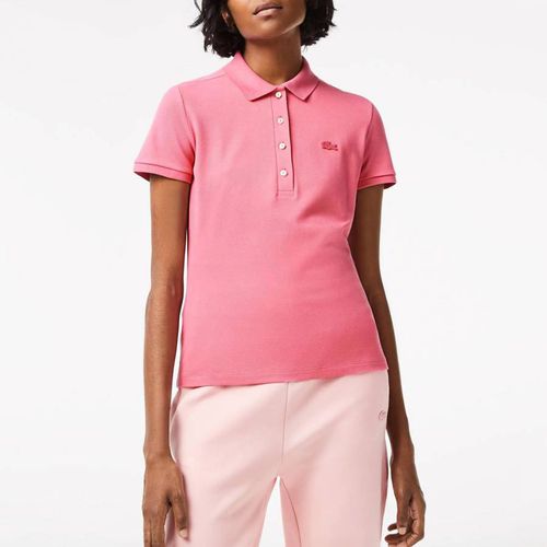 Pink Short Sleeve Cotton Polo Shirt - Lacoste - Modalova