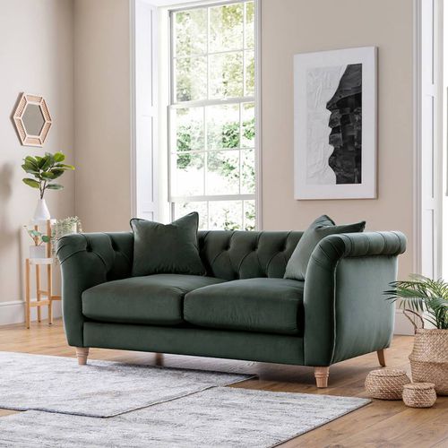 SAVE £1134 - The Soho Medium Sofa Velvet Seaweed - The Great Sofa Company - Modalova