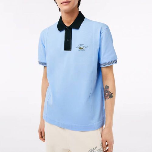 Blue/Navy Cotton Polo Shirt - Lacoste - Modalova