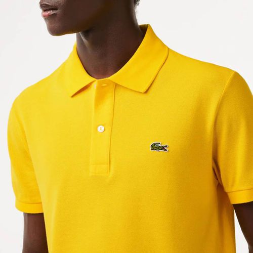 Yellow Cotton Polo Shirt - Lacoste - Modalova