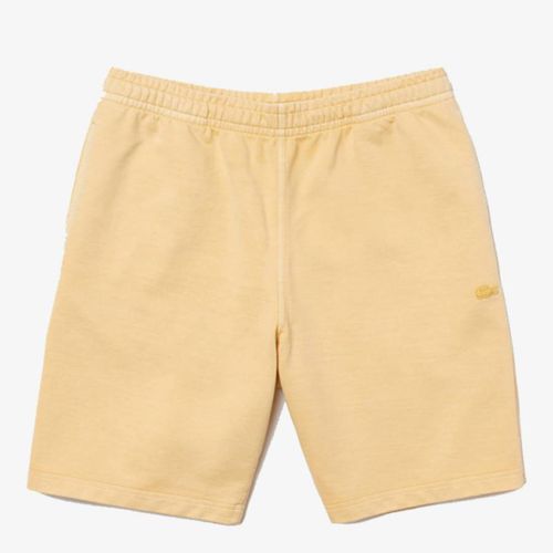 Sand Elasticated Cotton Shorts - Lacoste - Modalova