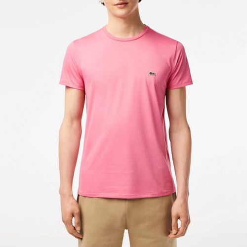 Pink Cotton T-Shirt - Lacoste - Modalova